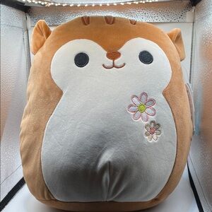 Squishmallows Brown and White Plush